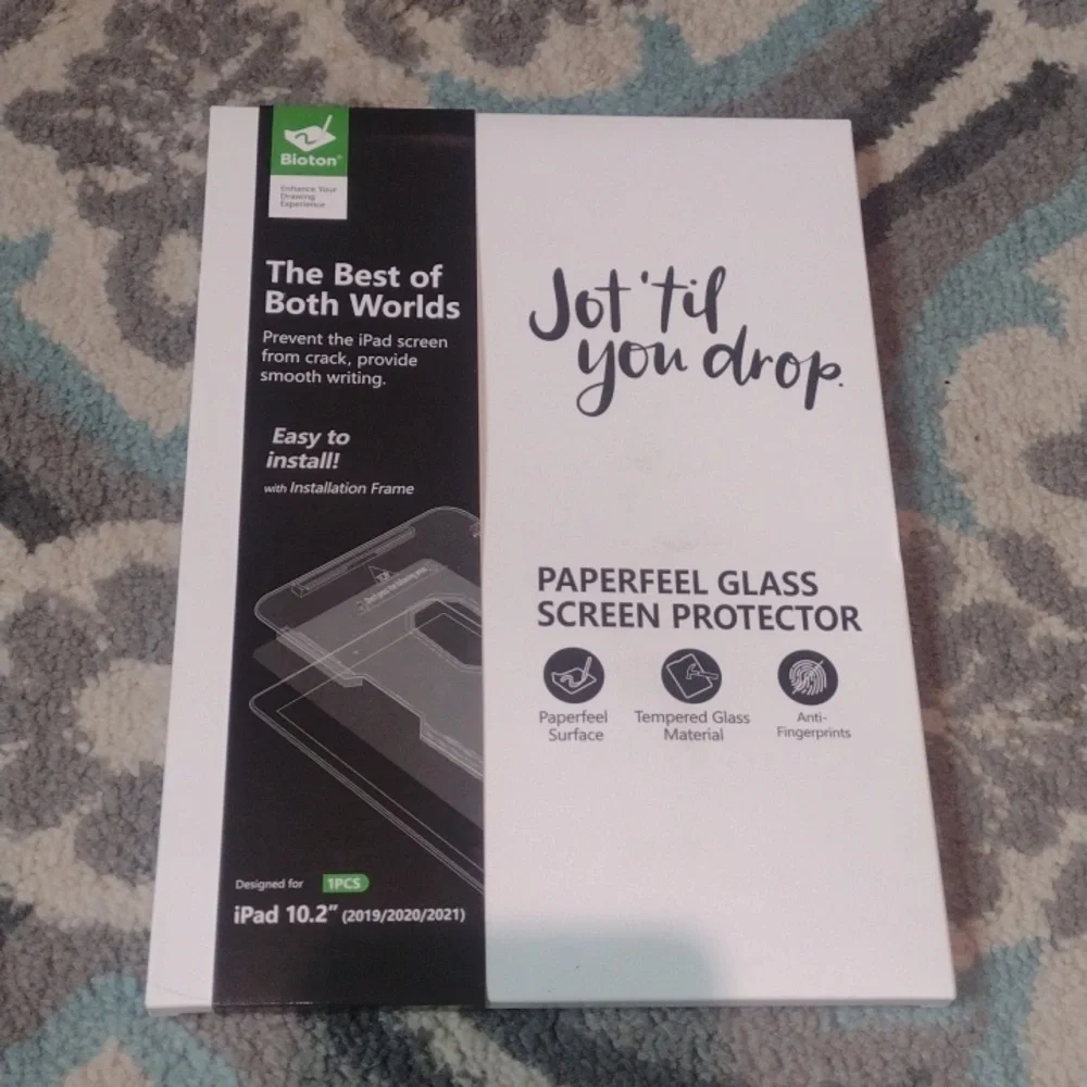 iPad 10.2 paper feel glass screen protector